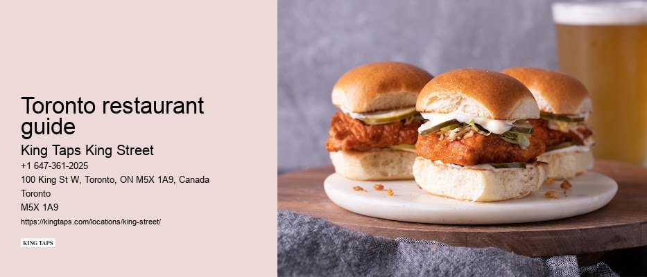 Customized Toronto restaurant recommendations