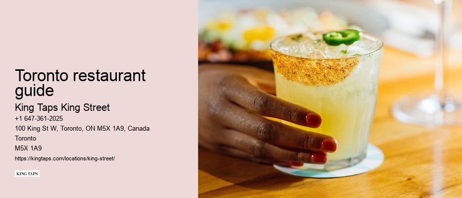 Unique Toronto restaurant recommendations