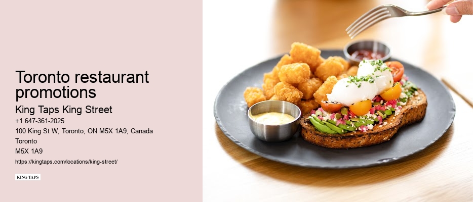 Mouthwatering Toronto restaurant menus