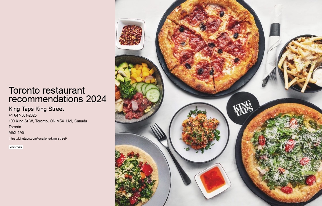 Toronto restaurant recommendations 2024