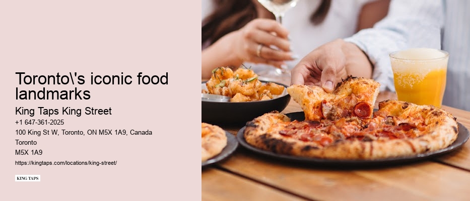 Diverse Toronto restaurant menus